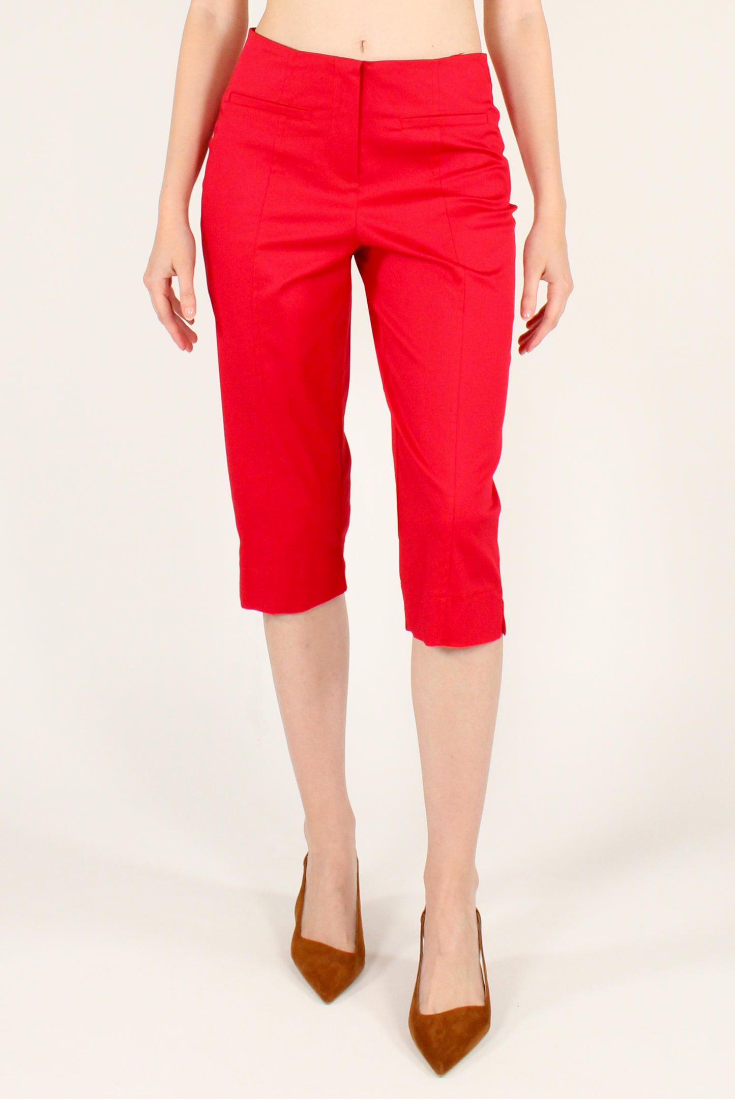 Pantaloni Capri in Cotone