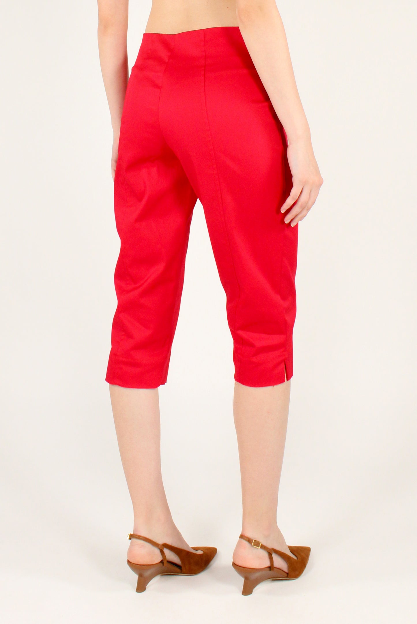 Pantaloni Capri in Cotone
