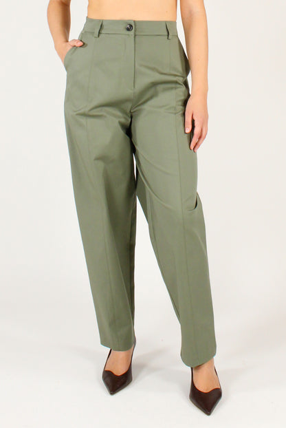 Pantaloni Semi Balloon Cotone Elasticizzato