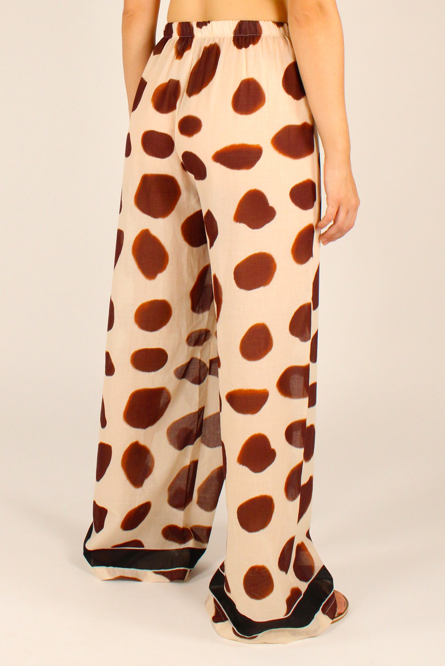 Pantaloni in Mussola Fantasia Maculata