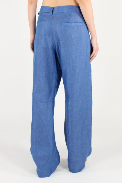 Pantaloni Balloon in Lino