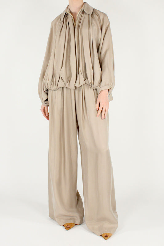 Pantaloni Ampi Misto Cupro
