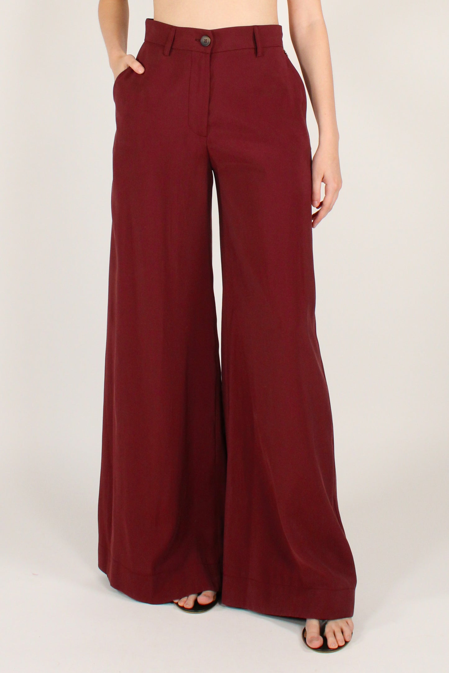 Pantaloni a Palazzo Misto Modal