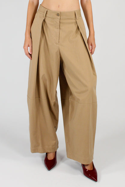 Pantaloni Balloon con Pinces