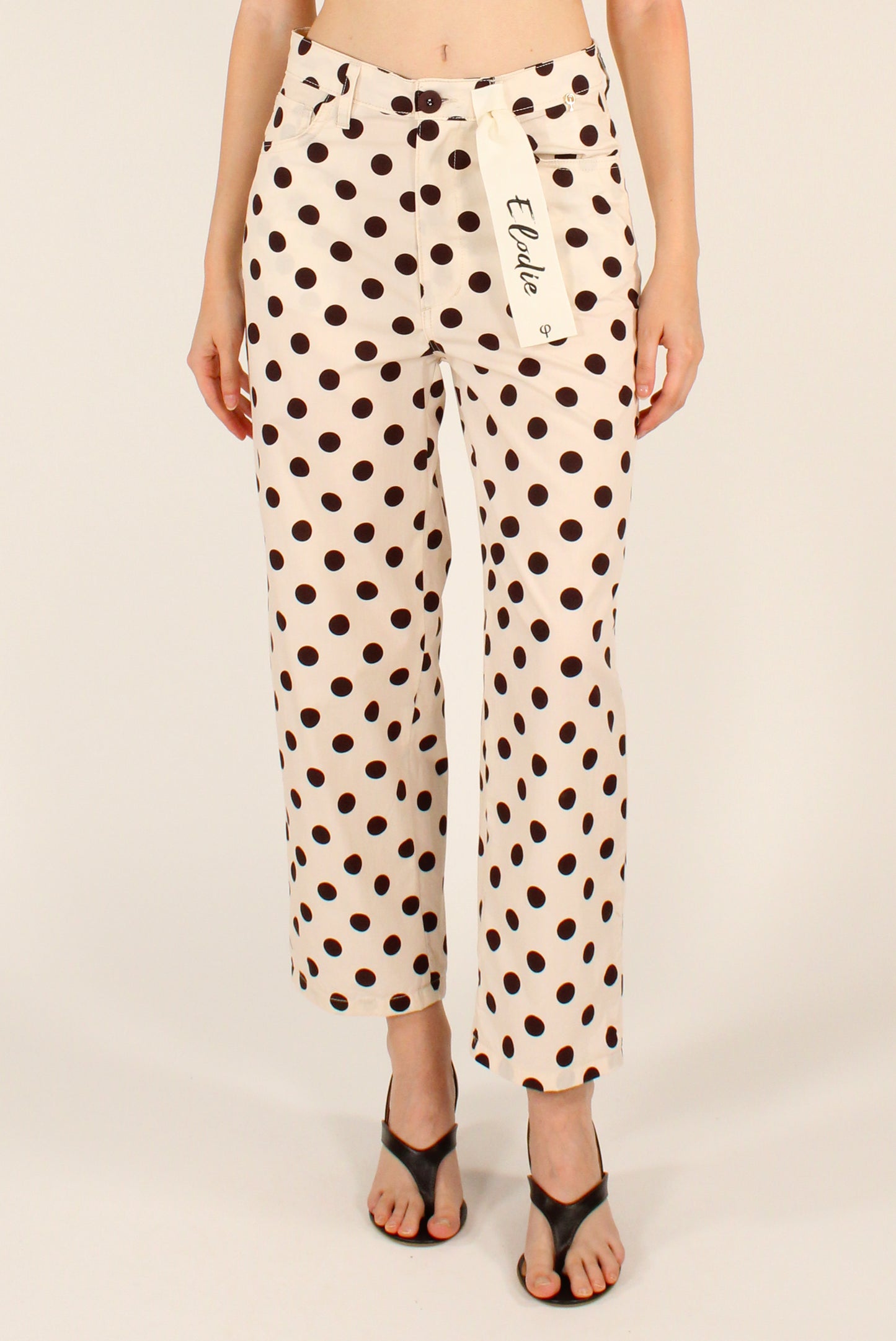 Pantaloni a Pois in Cotone