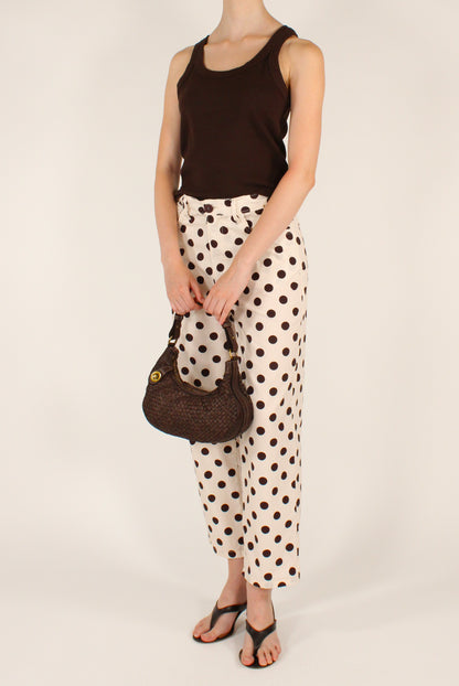 Pantaloni a Pois in Cotone