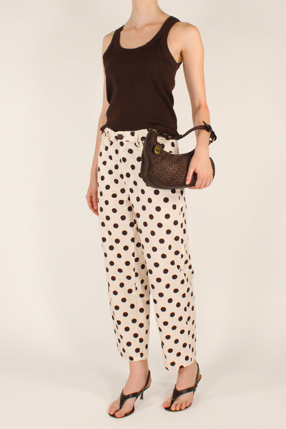 Pantaloni a Pois in Cotone