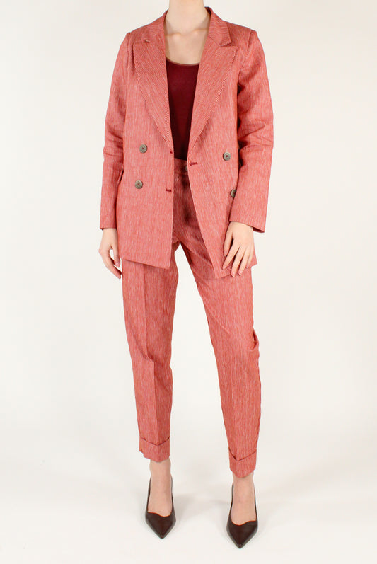 Blazer Doppiopetto Rigato