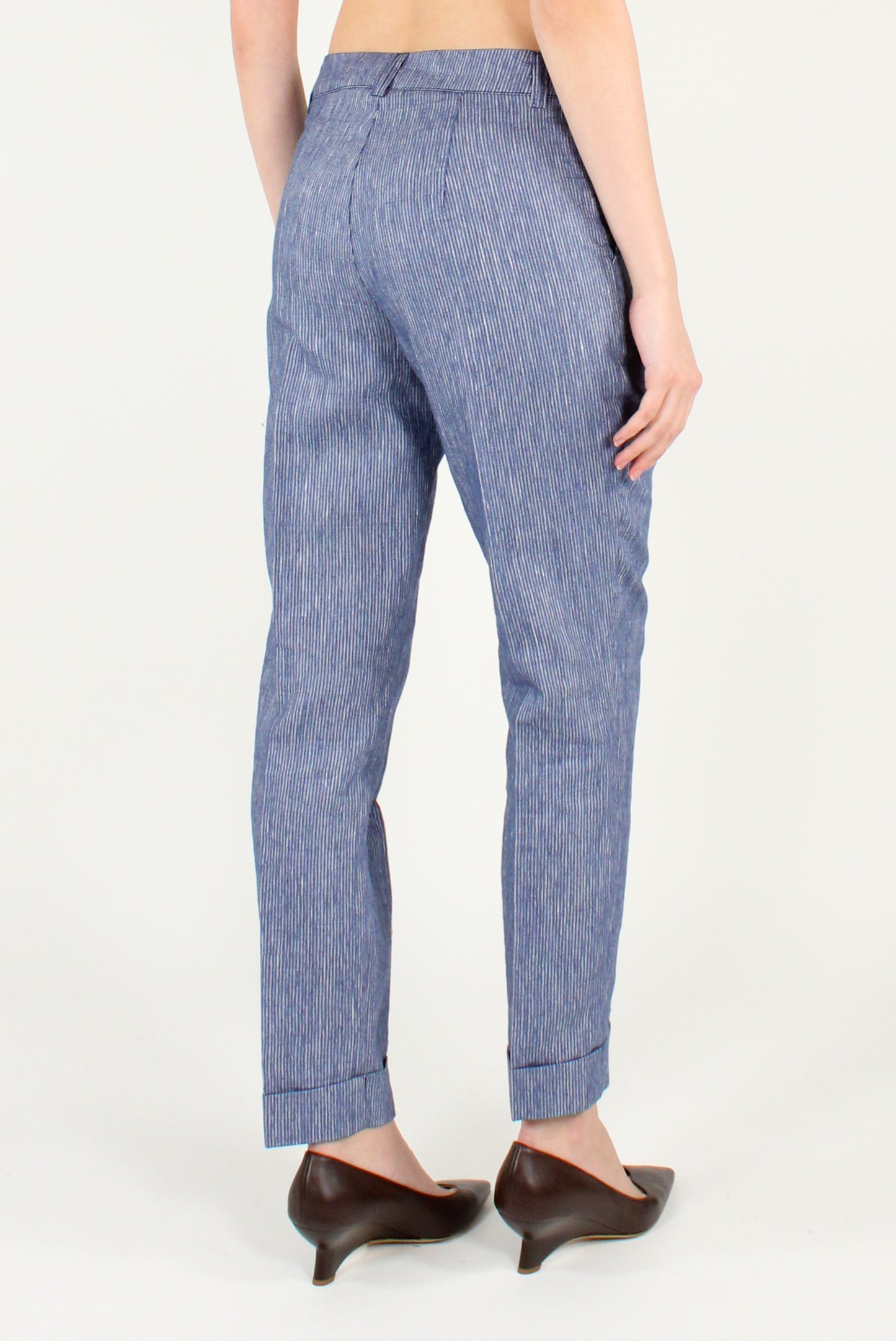 Pantaloni Chino Rigati