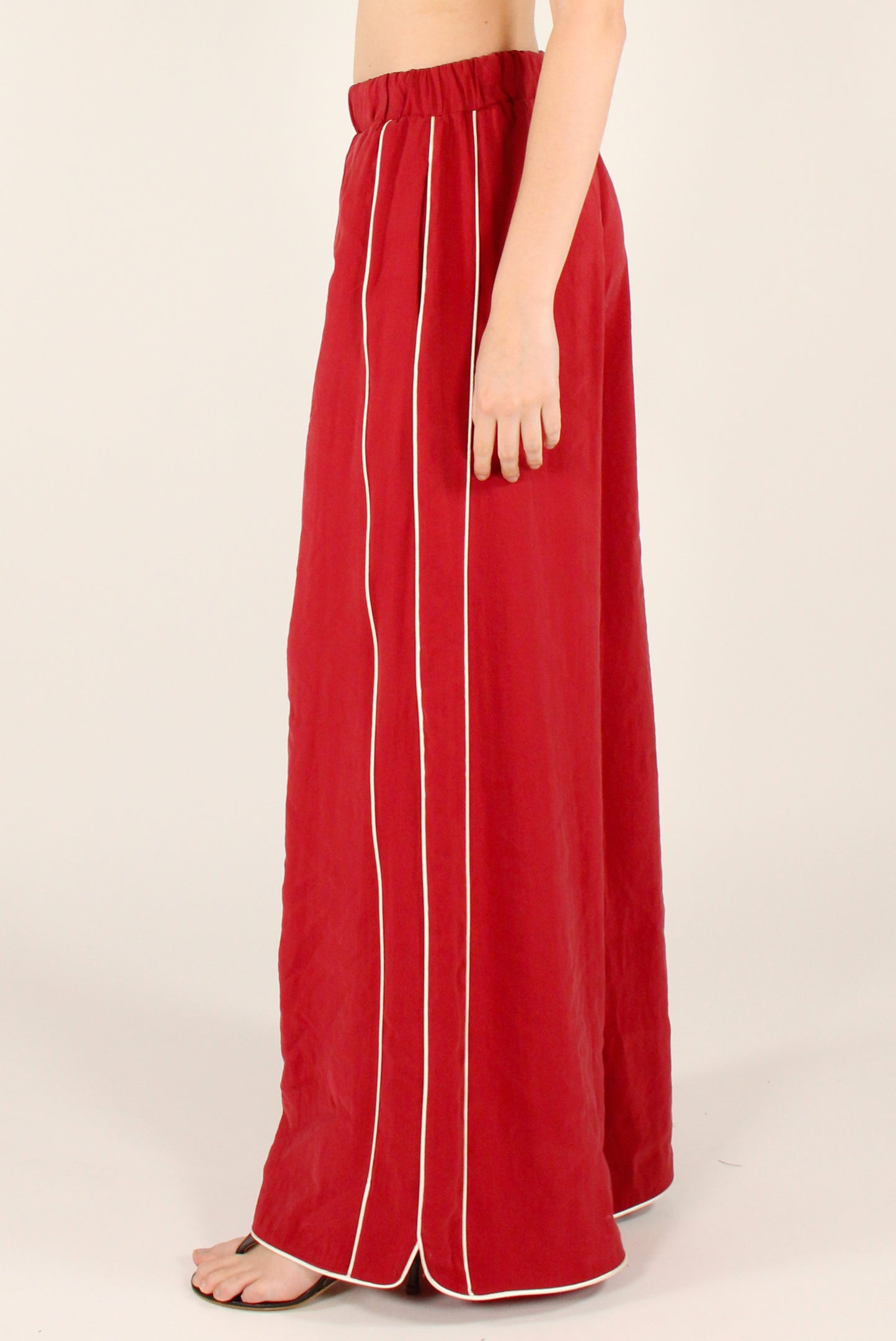 Modal Blend Trousers with Elasticated Waist