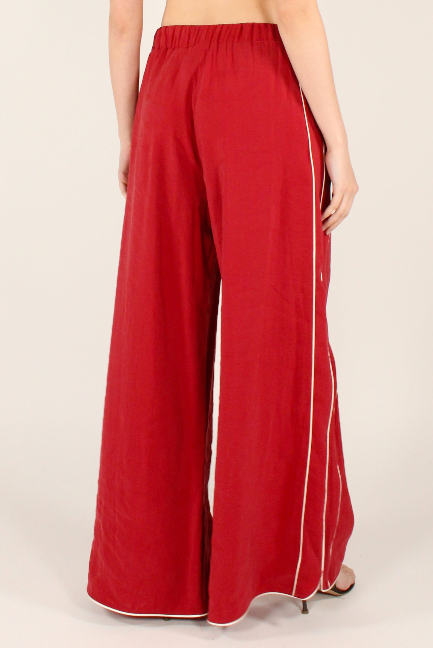 Modal Blend Trousers with Elasticated Waist