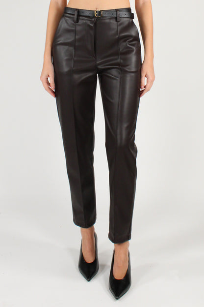 Pantaloni in Ecopelle a Sigaretta
