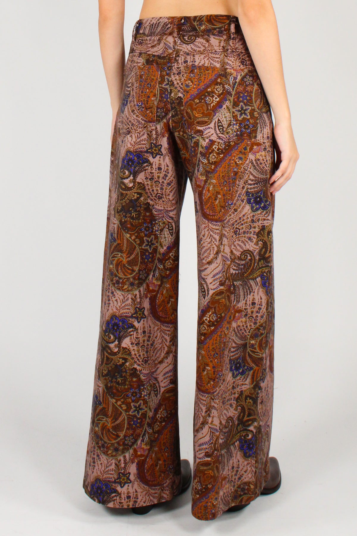 Pantaloni a Palazzo Stampa Cashmere