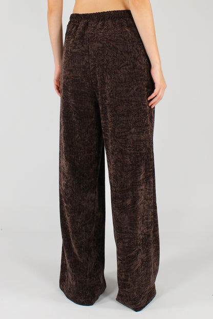 Pantaloni in Velluto con Pinces