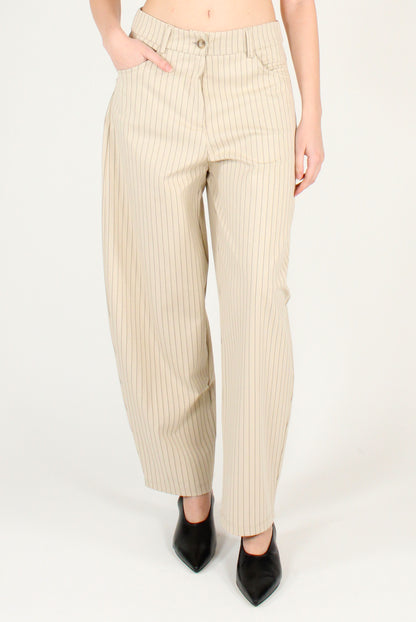 Pantaloni Balloon Gessati