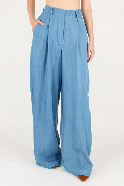 Lyocell Barrel Trousers