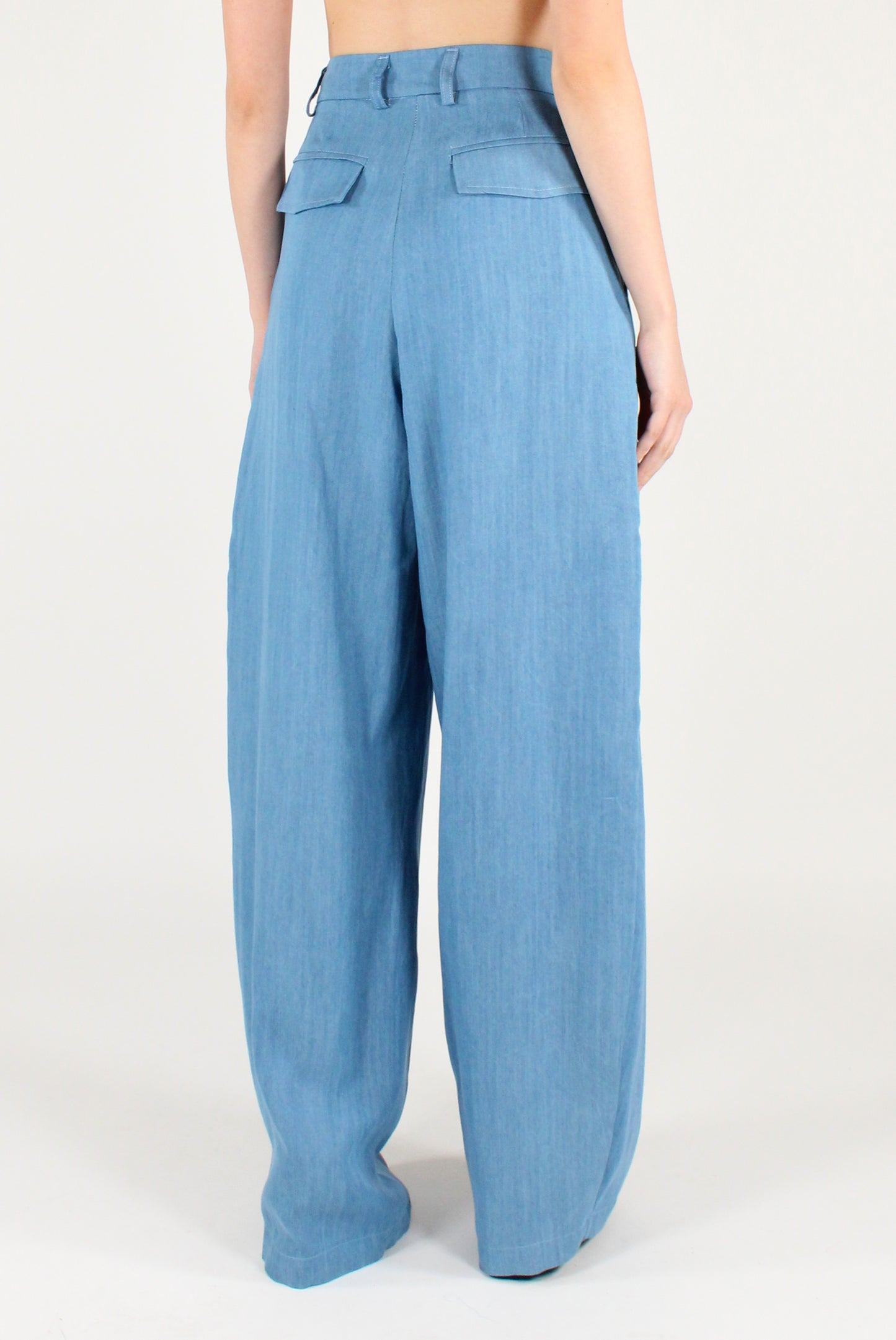 Lyocell Barrel Trousers