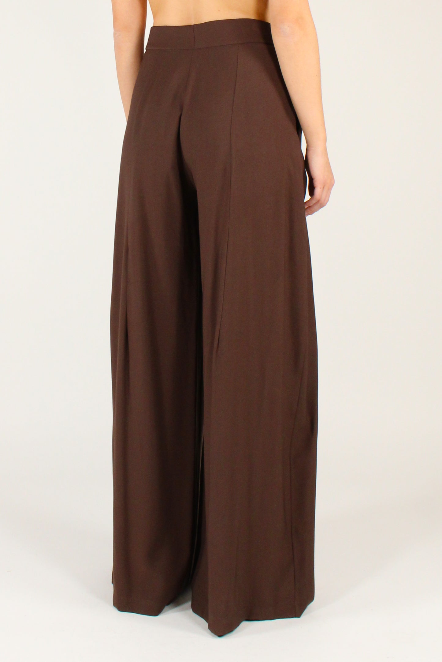 Pantaloni a Palazzo con Pinces