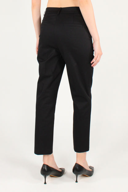 Pantaloni alla Caviglia in Cotone Elasticizzato