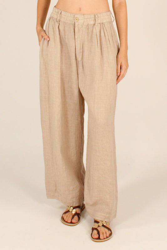Linen Balloon Trousers