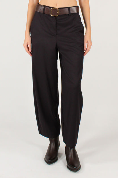 Pantaloni Semi Balloon con Cintura