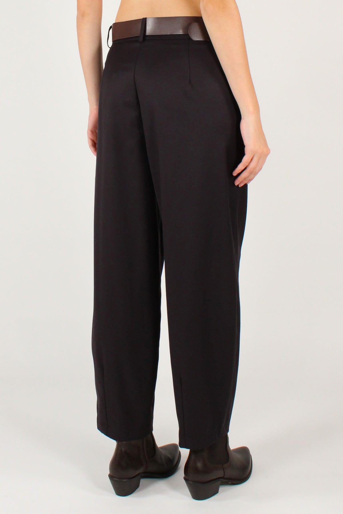 Pantaloni Semi Balloon con Cintura