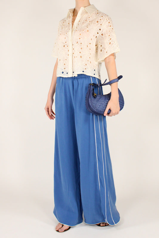 Pantaloni Misto Modal con Elastico