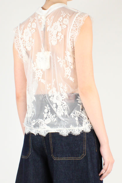 Lace Shirt with Frogs