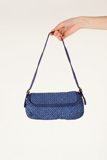 Pochette in Pelle Intrecciata