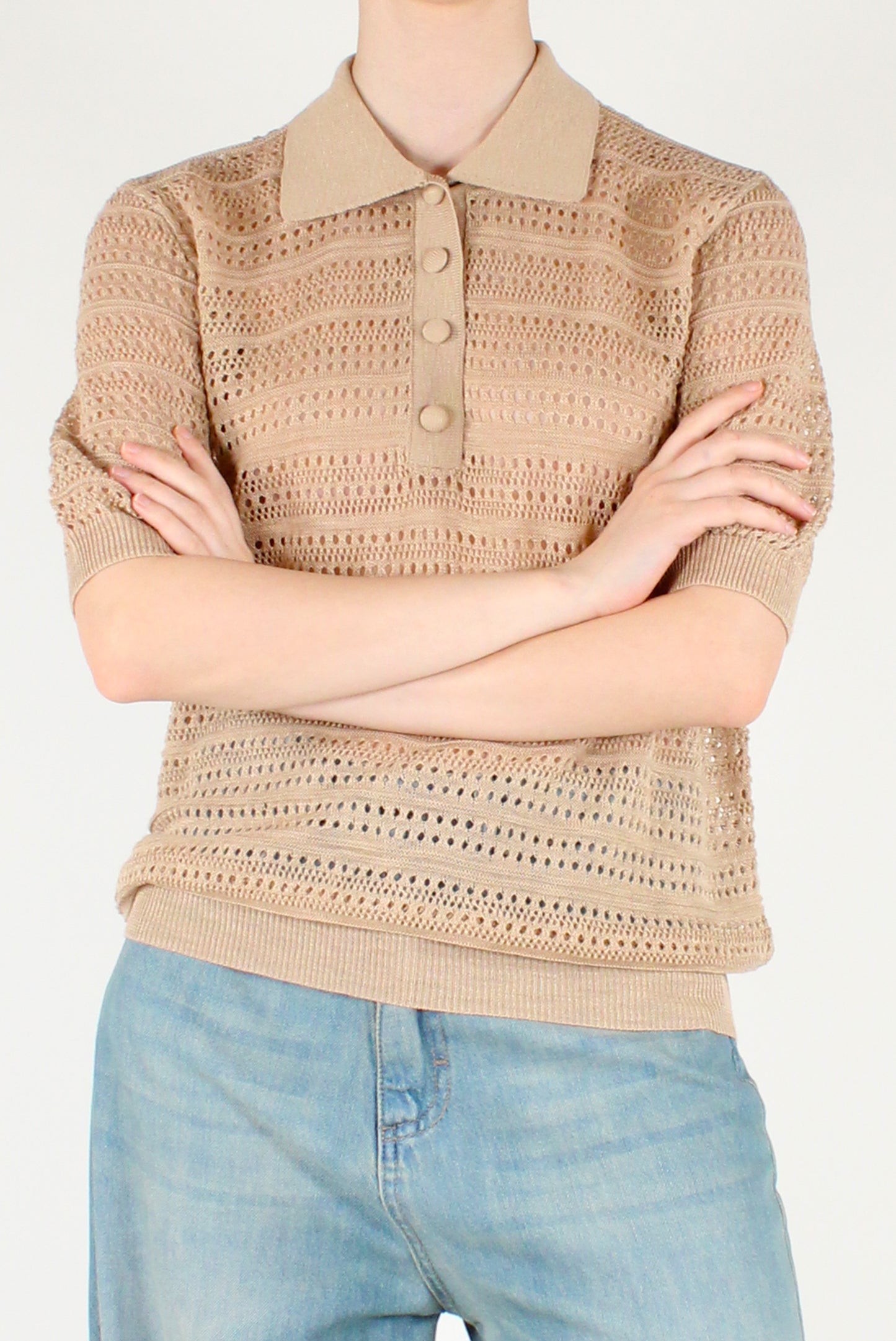 Maglia Polo Traforata