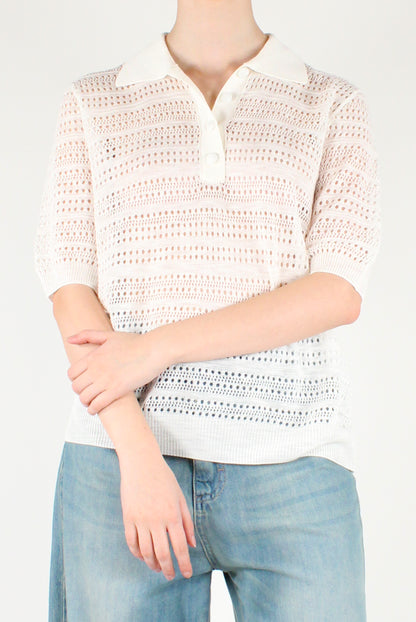 Maglia Polo Traforata