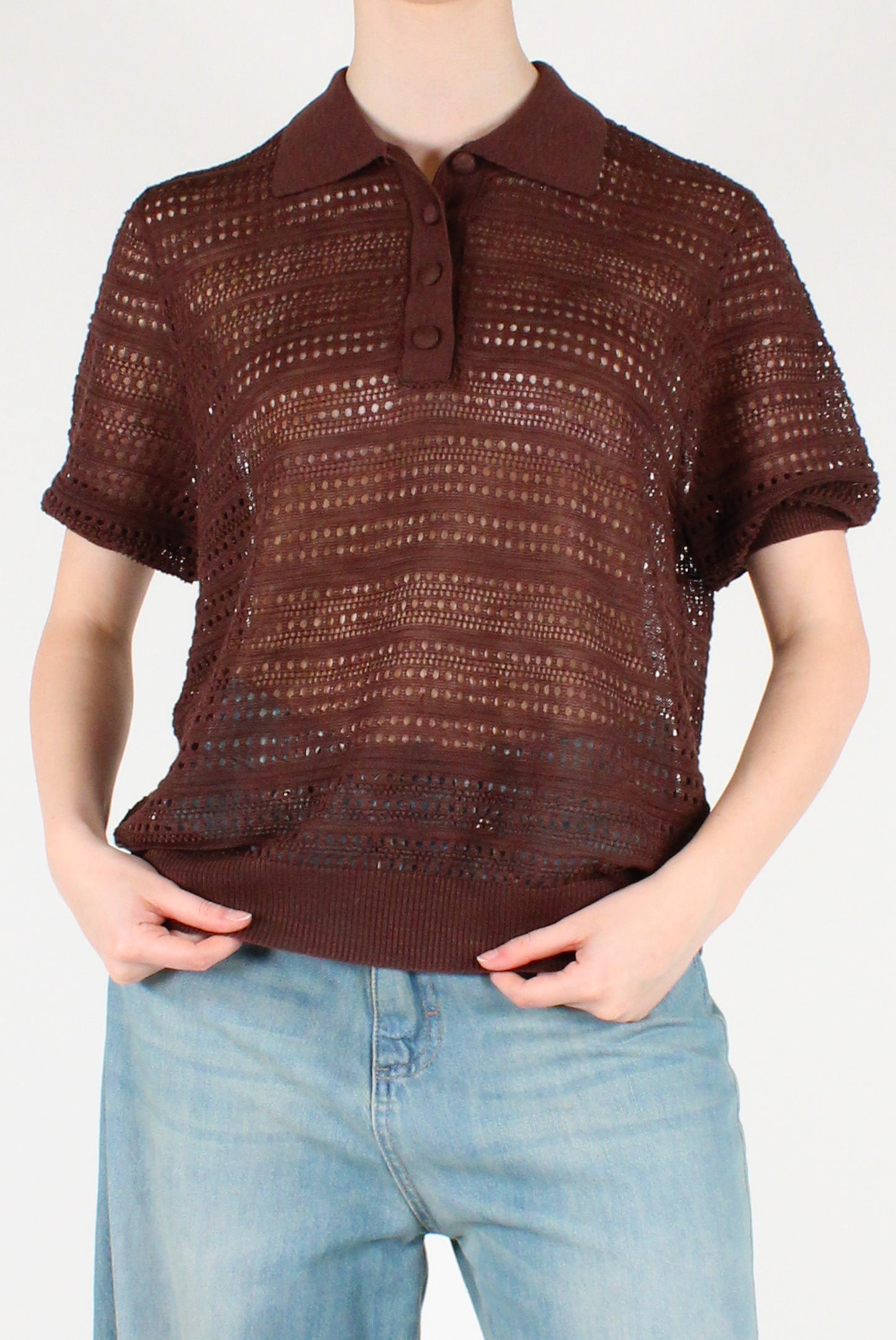 Maglia Polo Traforata