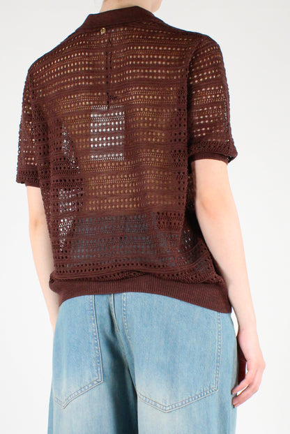 Maglia Polo Traforata