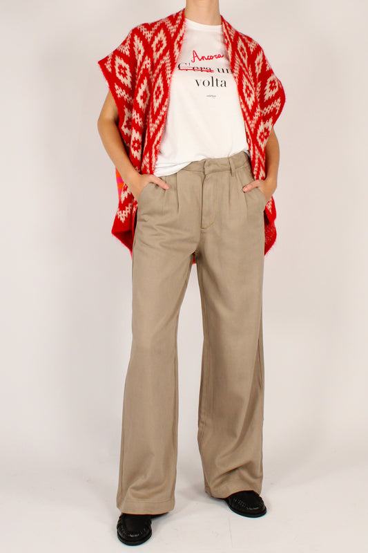 Poncho Doppio Tessuto