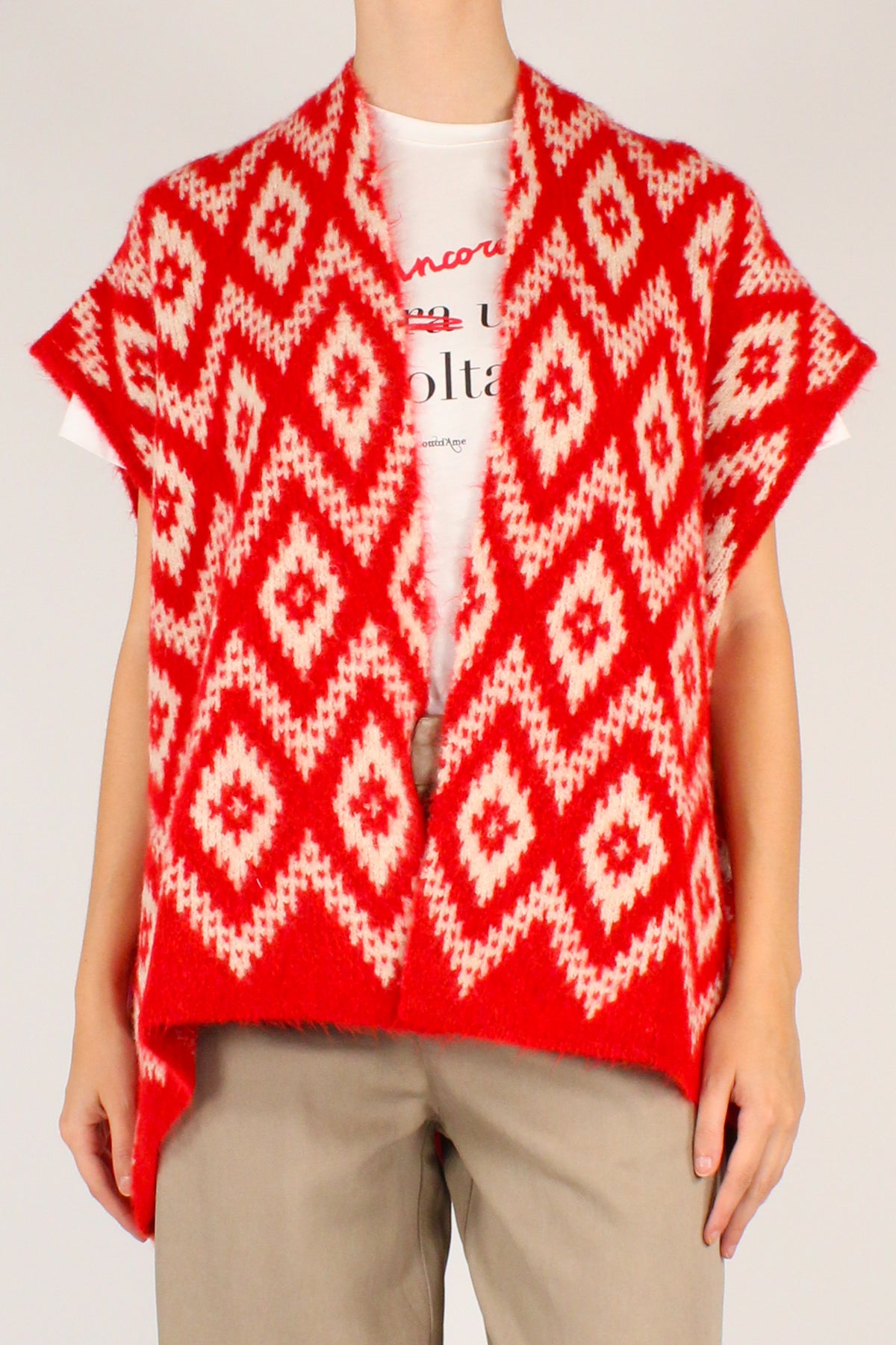 Poncho Doppio Tessuto