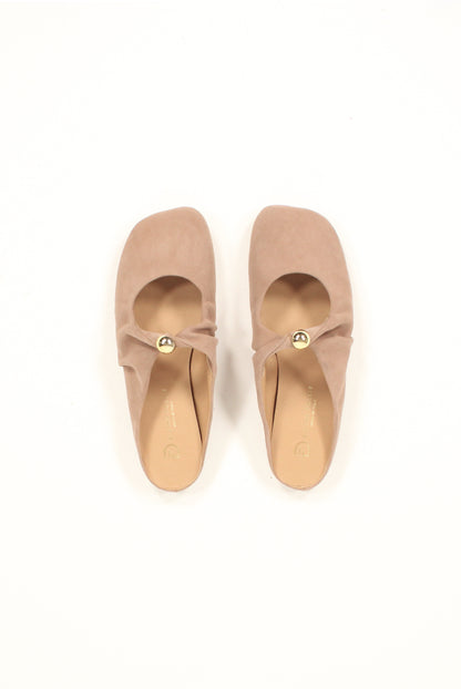 Ballerine Sabot Scamosciate