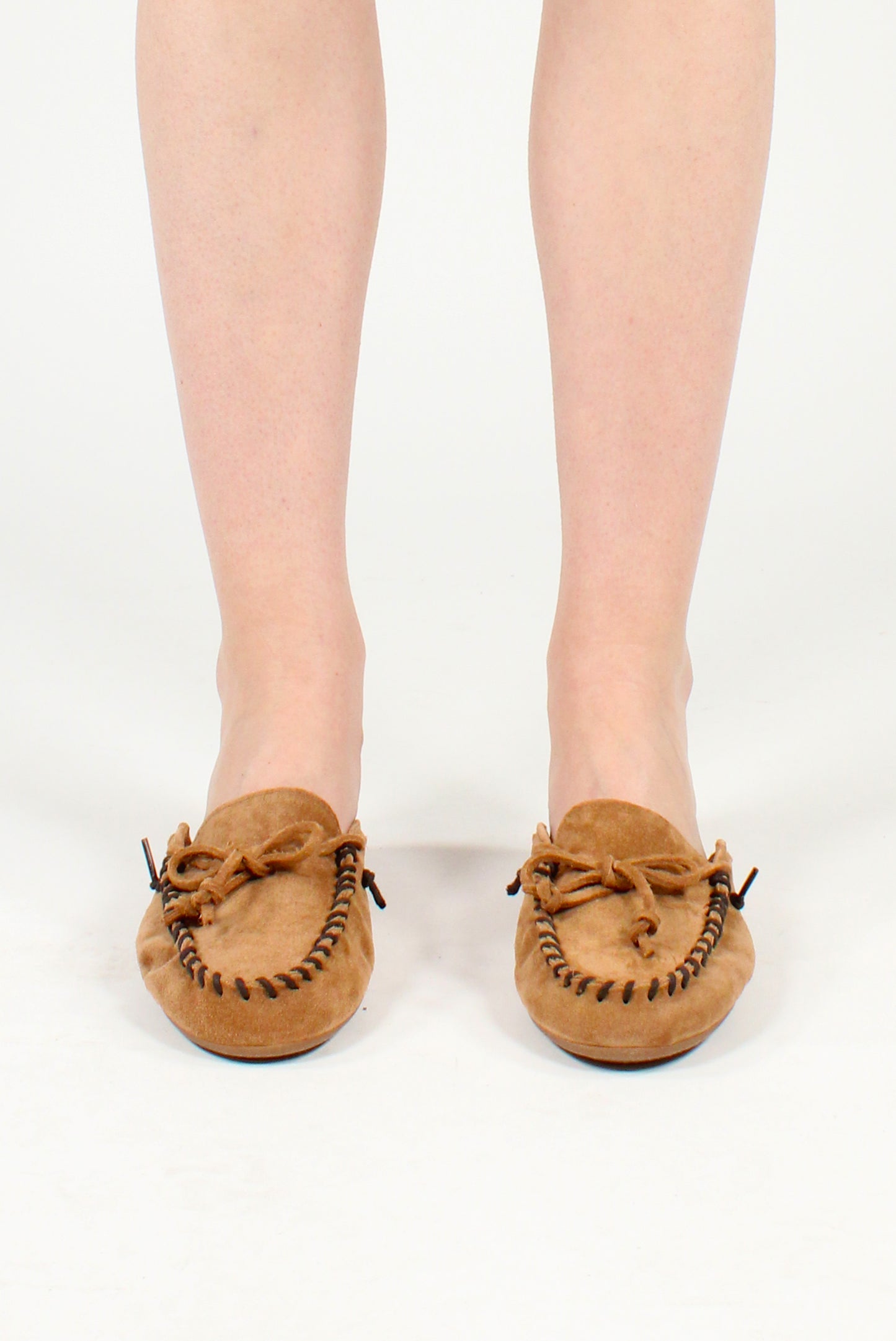 Suede Loafer Mules