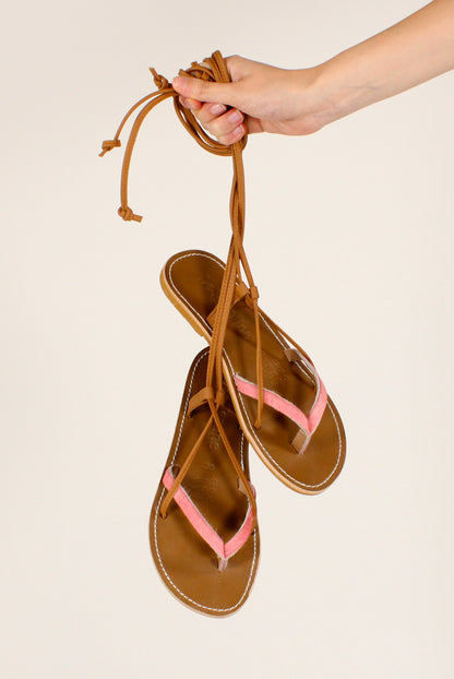 Sandalo Infradito alla Schiava Cavallino Rosa