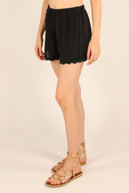 Shorts con Passamaneria Ondulata