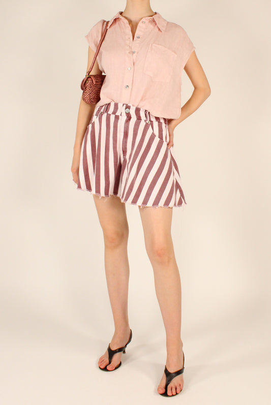 Shorts Righe Svasati