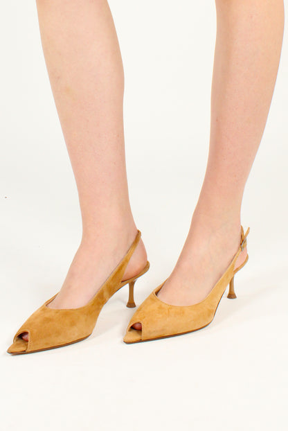 Slingback Scamosciate Spuntate