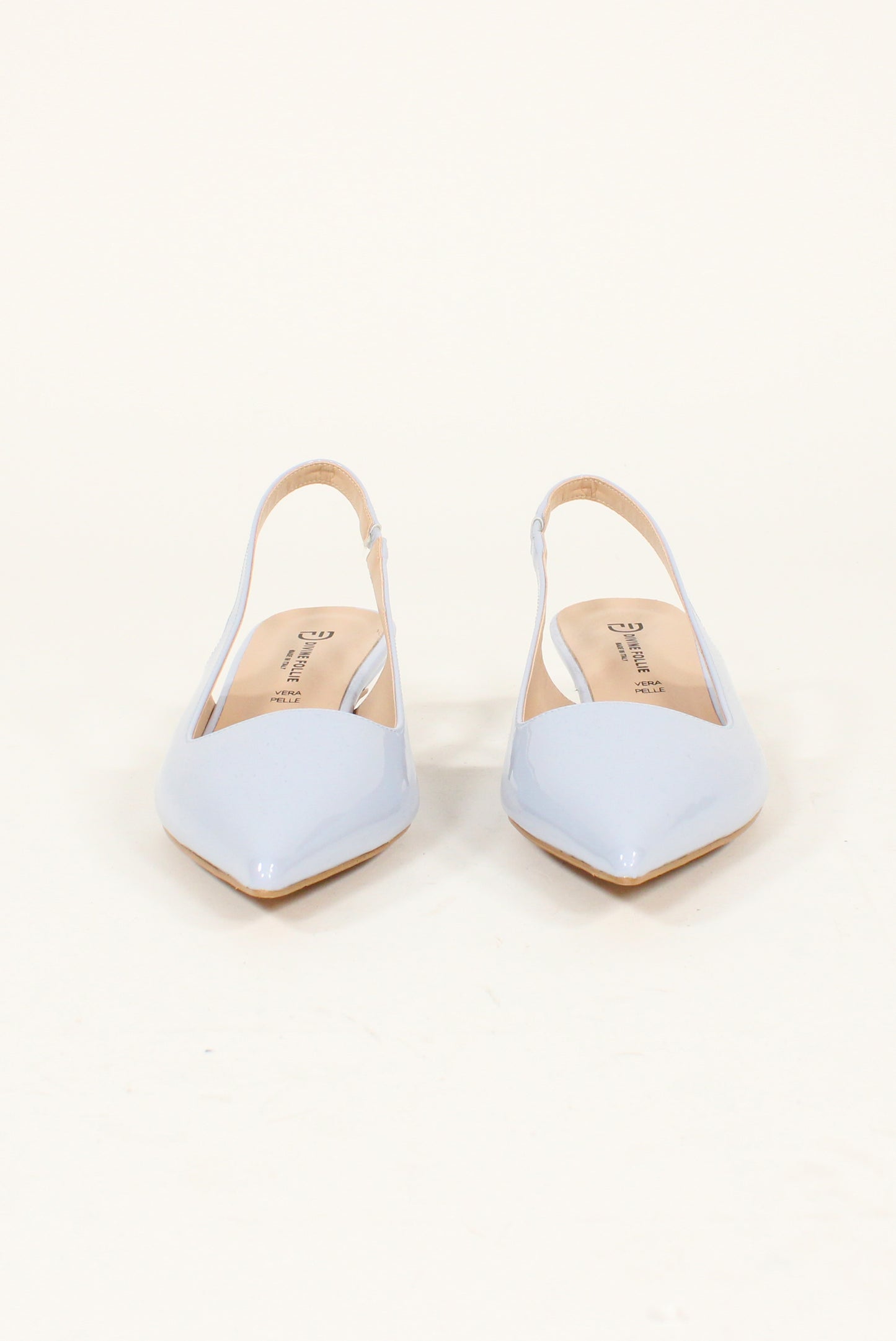 Slingback in Vernice
