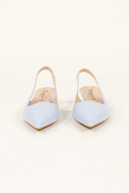 Slingback in Vernice