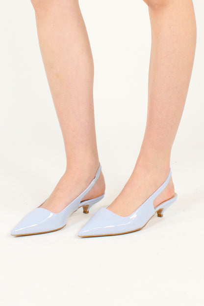 Slingback in Vernice