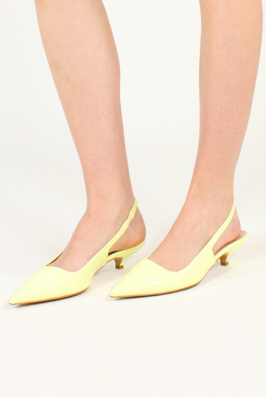 Patent Leather Slingbacks