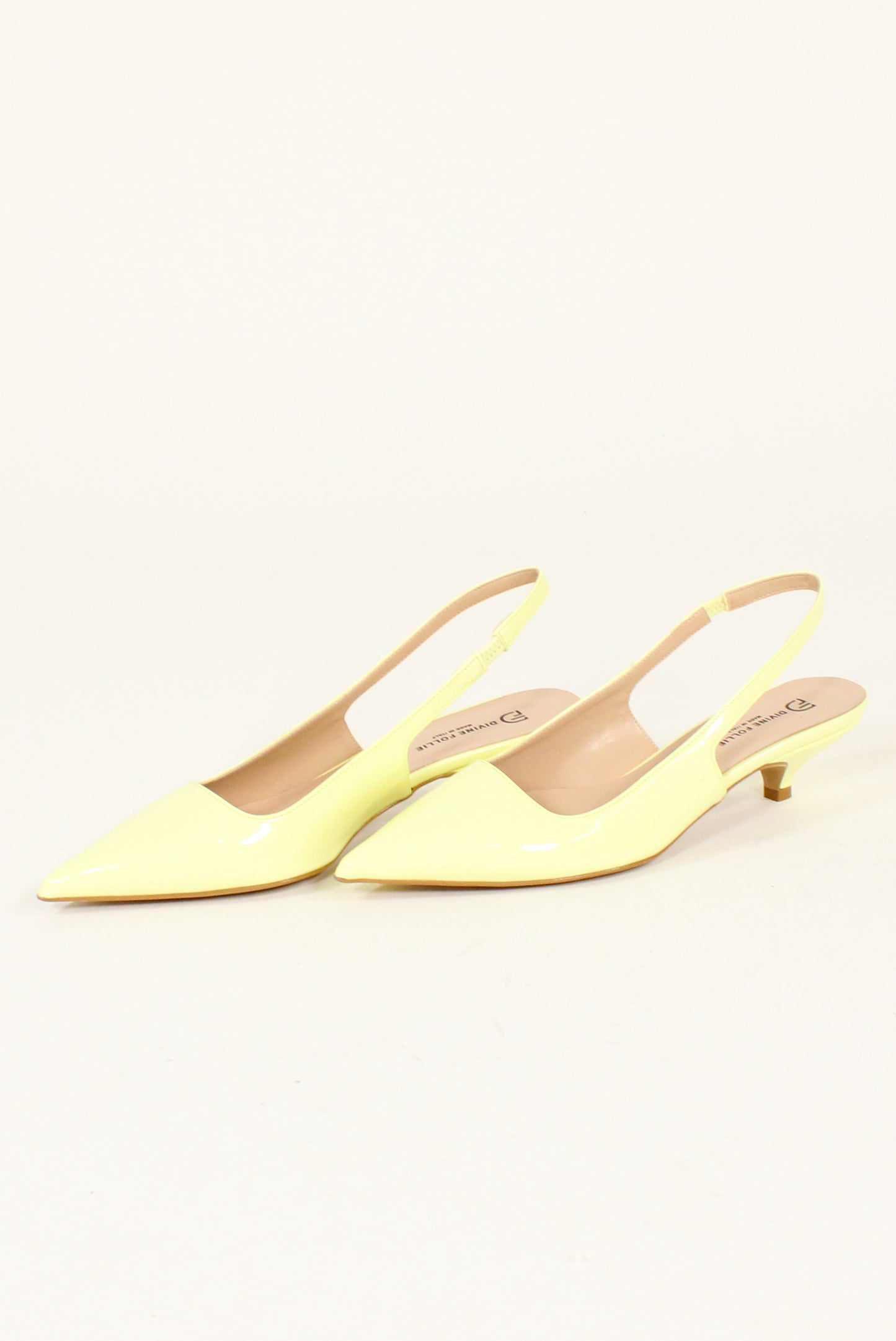 Slingback in Vernice