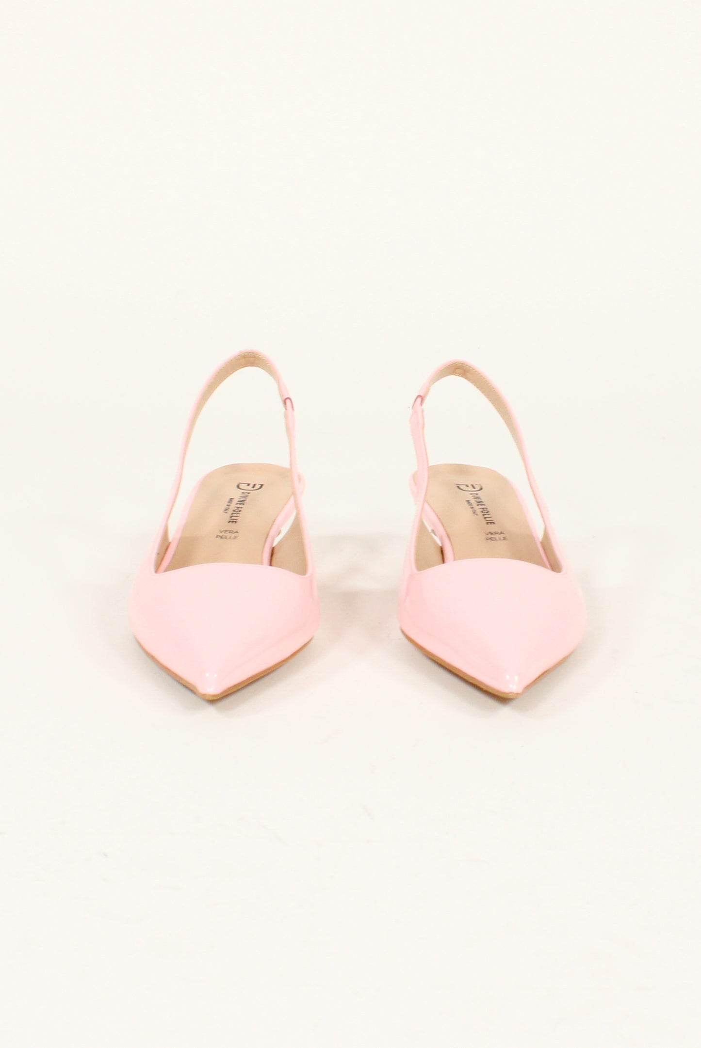 Slingback in Vernice