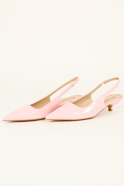 Slingback in Vernice