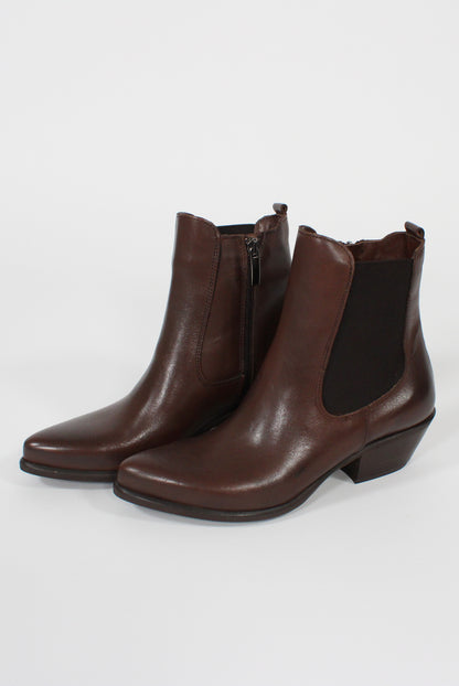 Stivaletto in Pelle con Elastico