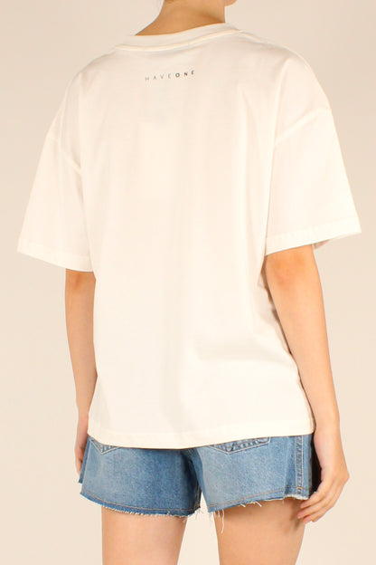 T-shirt Over Stampa Limoni